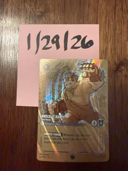 Disney Lorcana Azurite Sea Enchanted Wreck-It Ralph Ham Hands 220/204 EN 6 - Image 1