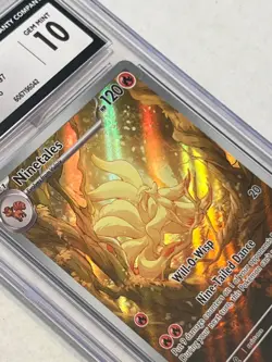 Ninetales CGC 10 Gem Mint 🔥 Secret Rare Pokemon Card 199/197 - OBO - Image 4