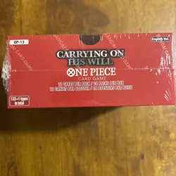 One Piece Card Game: Carrying On His Will (OP-13) Booster Box Sealed- first run! - Image 4
