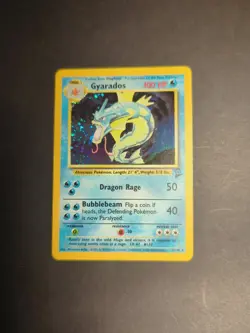 Pokemon Card Gyarados 7/130 Holo Base Set 2 LP - Image 1