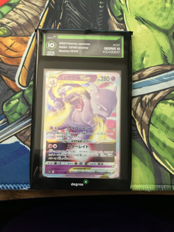 Mewtwo Vstar Graded 10 Japanese Pokemon Card Mewtwo VSTAR (JP) - DEGREE GRADING - Image 1