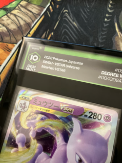Mewtwo Vstar Graded 10 Japanese Pokemon Card Mewtwo VSTAR (JP) - DEGREE GRADING - Image 3