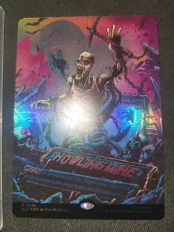 Howling Mine Iron Maiden Secret Lair Rainbow Foil Bonus Card MTG NM - Image 1