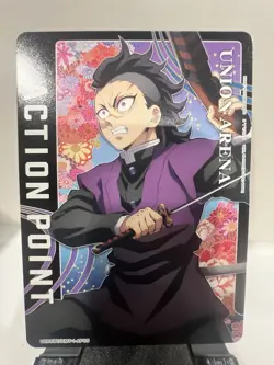 UNION ARENA Demon Slayer UA05BT/KMY-1-AP05 Genya Shinazugawa Action Point Card - Image 1
