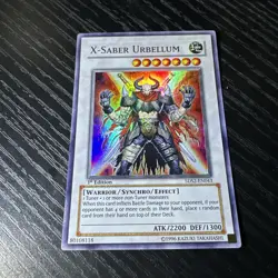 Yugioh X-Saber Urbellum 5DS2-EN043 1st Edition Yu-Gi-Oh! Card - Image 1