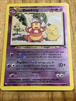 Pokemon TCG Southern Islands Slowking 14/18 Holo Promo English Card Nintendo - Image 4