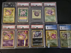 Graded Pokemon Card Bundle 9 Koffings, 1 Price PSA, TAG, CGC - Image 1