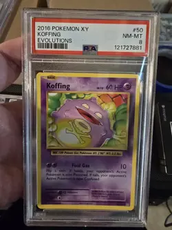 Graded Pokemon Card Bundle 9 Koffings, 1 Price PSA, TAG, CGC - Image 5