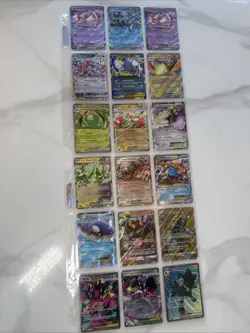 Pokemon TCG Binder Pages 18 Cards- Holos, Full Arts, Mega Ex’s, GX’s, HITS! 🚨 - Image 1