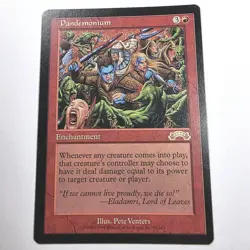 Pandemonium Exodus Red Rare MAGIC THE GATHERING MTG CARD - Image 1