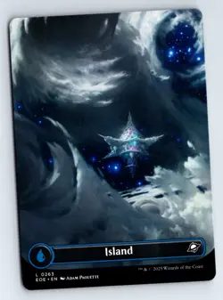 Island (0263) (Borderless) - Edge of Eternities - Image 1