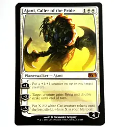 Ajani, Caller of the Pride 1 M Magic 2013 (M13) Magic the Gathering MTG LP - Image 1