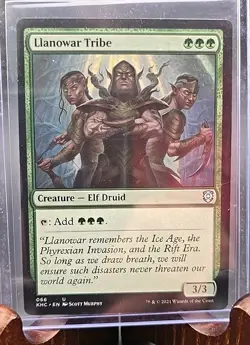Llanowar Tribe Commander: Kaldheim MTG Regular Lightly Played - Image 3