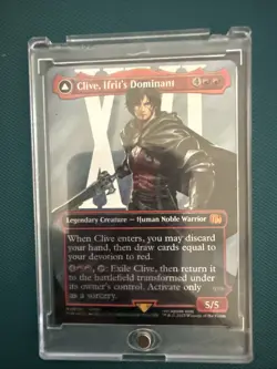 Clive, Ifrit's Dominant (Borderless) (Surge Foil) (0530) Final Fantasy Foil - Image 1