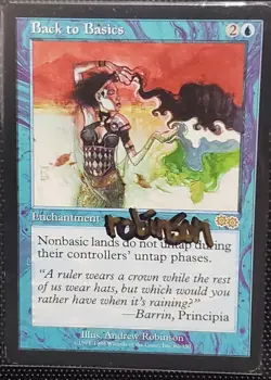 MTG Back to Basics Urza's Saga SHADOW SIGNED BY ARTIST - Image 1