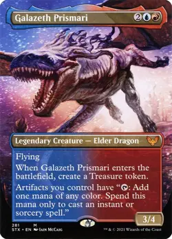 Galazeth Prismari (Borderless) #281 NM Near Mint Strixhaven STX Magic MTG - Image 1
