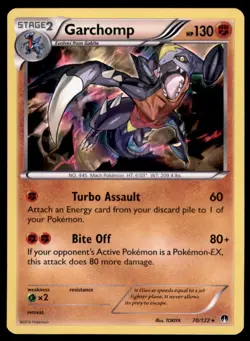 Pokemon TCG Garchomp XY - BREAKpoint #70 Holo - Image 1