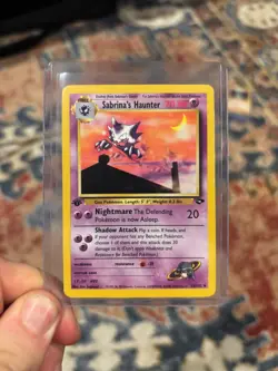 [FIRST EDITION] Sabrina's Haunter 55/132 Gym Challenge Regular Vintage Pokemon - Image 1