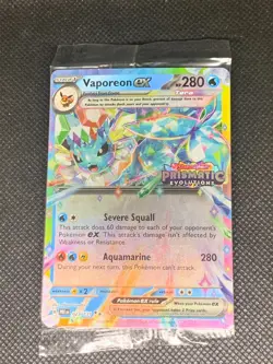 Vaporeon ex 023/131 - Prismatic Evolutions Promo Pokemon Card - Sealed - Image 1