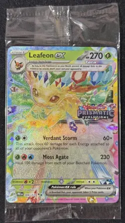 Leafeon ex 006/131 - Pokemon TCG Prismatic Evolutions Stamped - SEALED NM - Image 1