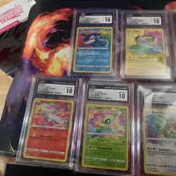 Pokemon Amazing Rare Full Set CGC 10 Gem Mint Rayquaza Reshiram Celebi - Image 2