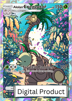 Pokemon TCG Pocket - Alolan Exeggutor⭐ - English - Image 1
