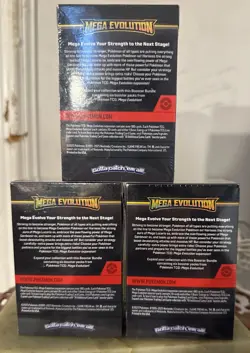 Pokemon Mega Evolution Booster Bundle Box New Sealed Lot of 3 - Image 2