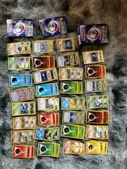 Pokemon 2-Player Starter Deck Base Set Vintage 1999 Complete Box machamp holo 1 - Image 4
