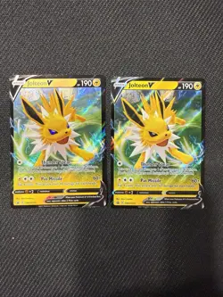 Pokemon Jolteon v TCG Full Art Holo Black Star Promo #SWSH151 Sword & Shield - 2 - Image 1