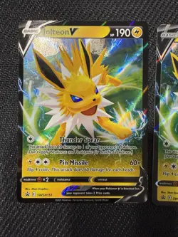 Pokemon Jolteon v TCG Full Art Holo Black Star Promo #SWSH151 Sword & Shield - 2 - Image 2