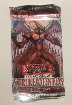 Yu-Gi-Oh Strike of Neos Booster Pack 1st edition 1 Pack per unweighted - Image 1