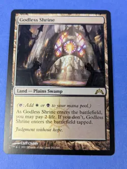 MTG Magic: Gatecrash: Godless Shrine #242/249 Rare - NM - Image 1