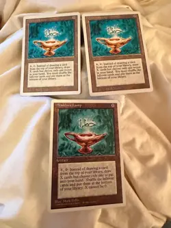3 RARE NP GEM/MINT!! MTG Aladdin's Lamps 2 3rd 1 4th editions - Image 1