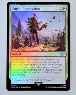Entish Restoration - Lord of the Rings #163 Foil Uncommon - Mint, Pack Fresh MtG - Image 1