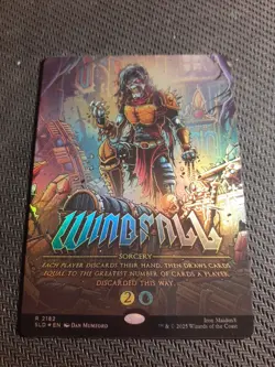 Windfall (Rainbow Foil) Secret Lair Drop Foil Near Mint NM MTG - Image 1