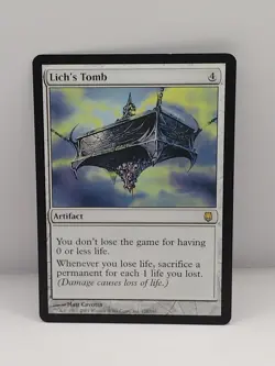 MTG Lich's Tomb Darksteel 128/165 Regular Rare - Image 1