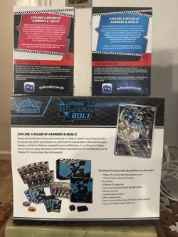 Pokemon TCG Scarlet & Violet WHITE FLARE & BLACK BOLT BOOSTER BUNDLE + BB ETB - Image 2