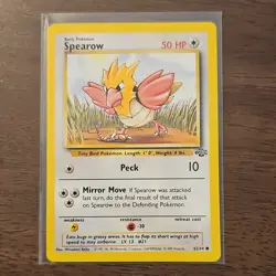 Pokemon TCG Lot Meowth Spearow Jungle Team Rocket 6 Cards English - Image 5