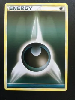 Old Pokemon Darkness Energy Card - 2010 Heartgold & Soulsilver TCG - Image 1