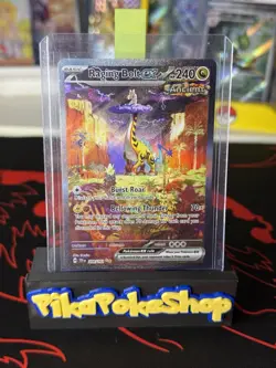 Pokemon TCG SV Temporal Forces Raging Bolt EX Card 208/162 Sir NM Condition - Image 1