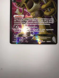 Pokemon Alakazam EX TCG 2016 Holo Full Art Ultra Rare Card 117/124 LP - Image 5