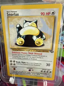 Pokemon TCG Snorlax 27/64 Jungle Unlimited Non-Holo Rare Never Played, Near Mint - Image 1