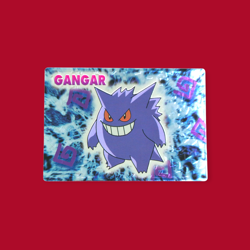 GENGAR (GANGAR)--JAPANESE MEIJI EMBOSSED PROMO FOIL POKEMON CARD - Image 1