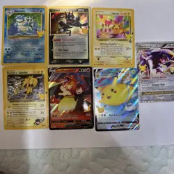 Pokemon Celebrations Classic Coll. - Lot 7 Pikachu BLASTOISE greninja charizard - Image 1