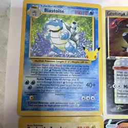 Pokemon Celebrations Classic Coll. - Lot 7 Pikachu BLASTOISE greninja charizard - Image 2