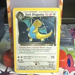 Pokemon Dark Dragonite Team Rocket 5/82 Holo Rare 70 HP English Card - Image 1