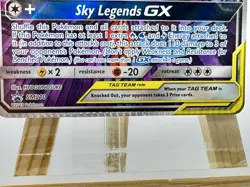 Pokemon TCG Moltres Zapdos Articuno GX Sealed Hidden Fates Promo - Crimp Error!! - Image 3