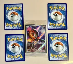 Pokemon Phantasmal Flames Lot of 5 Illustration Rare’s: Piplup, Sealed Charcadet - Image 2