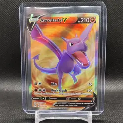 Aerodactyl V 179/196 Full Art Ultra Rare Sword & Shield: Lost Origin Pokemon 15 - Image 1