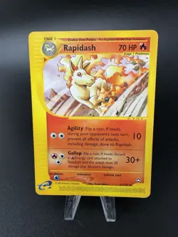 Rapidash 31/147 Aquapolis Pokemon E Series Rare Card Vintage 2002 LP - Image 1